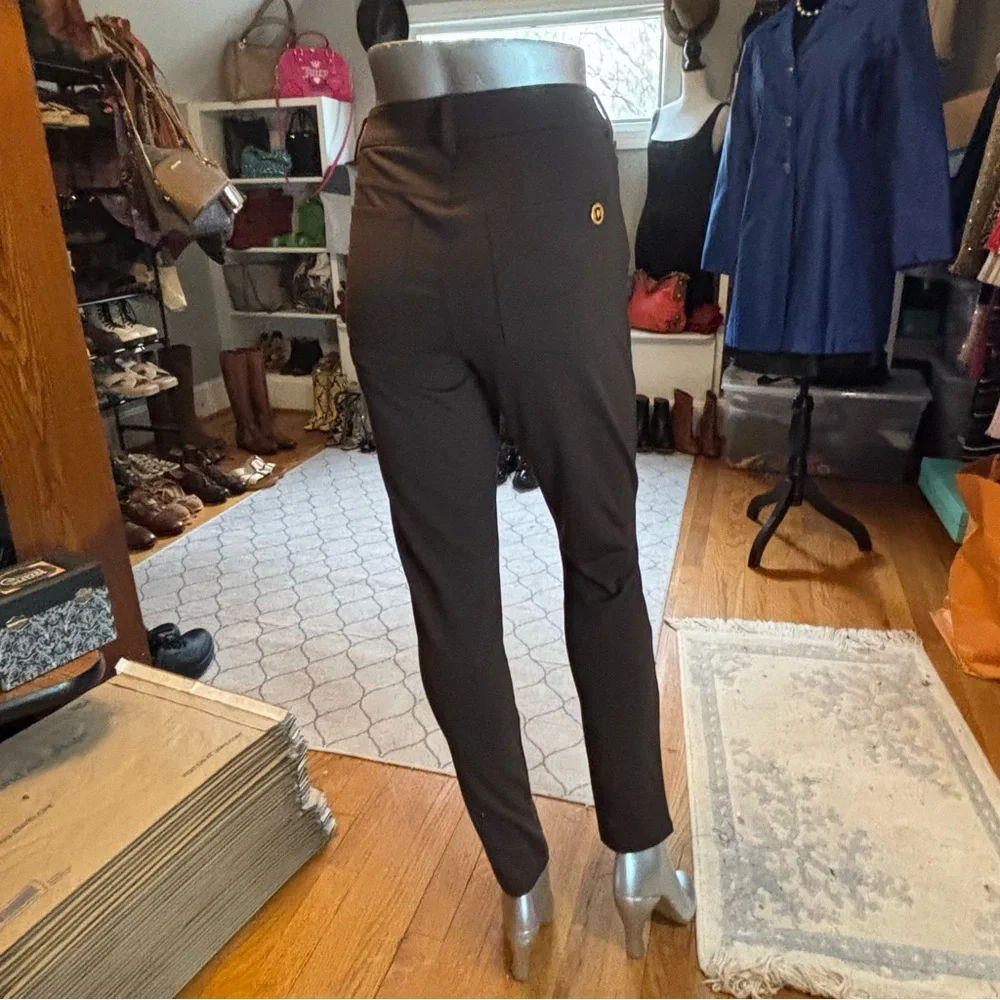 MICHAEL KORS Women’s Tapered Leg Skinny Stretch Brown Pants Sz 8